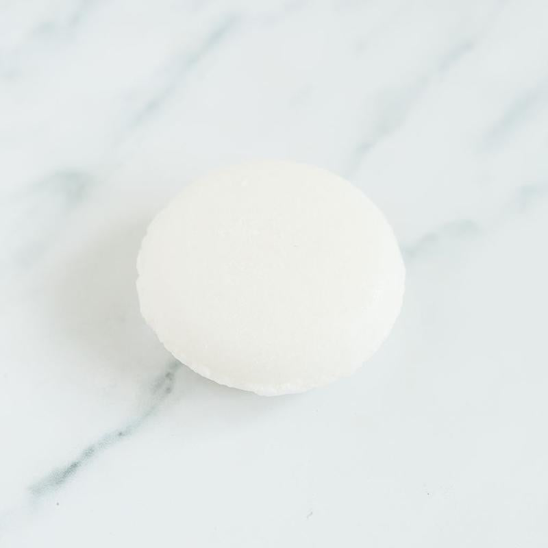 Best shampoo bars on a marble background