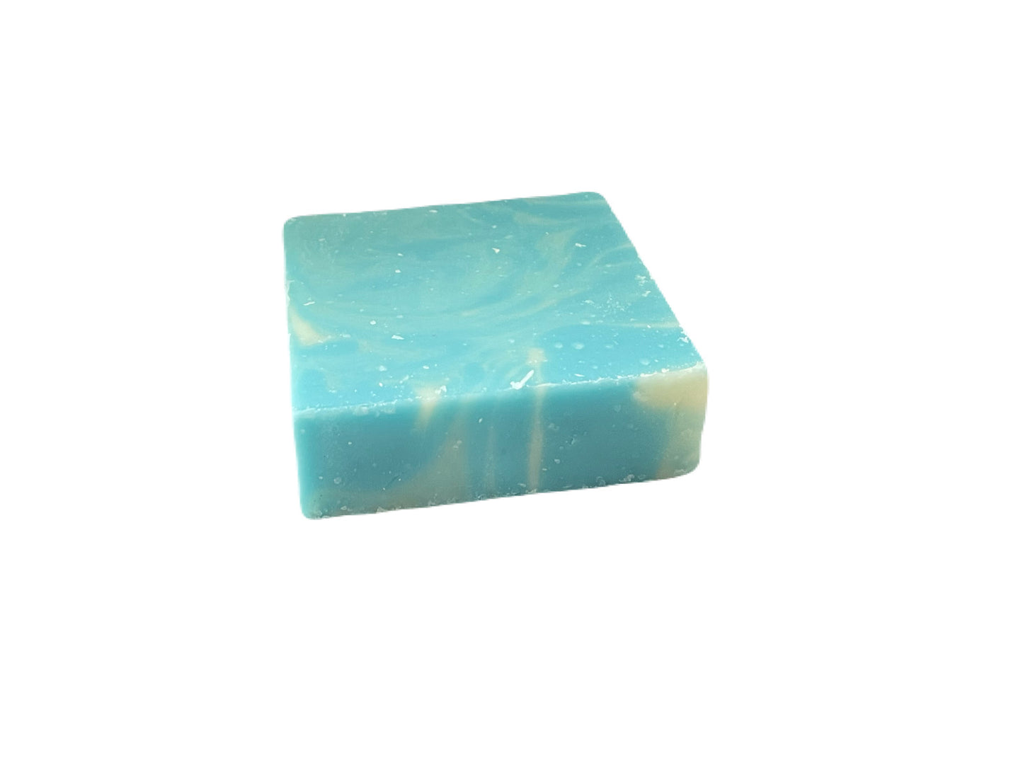 An eco friendly soap bar against a white background